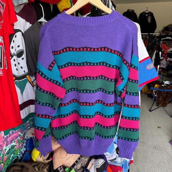 Cabin Creek Vintage Coogi Style Knitted Sweater Pullover Jumper Winter Preppy - Picture 5 of 9